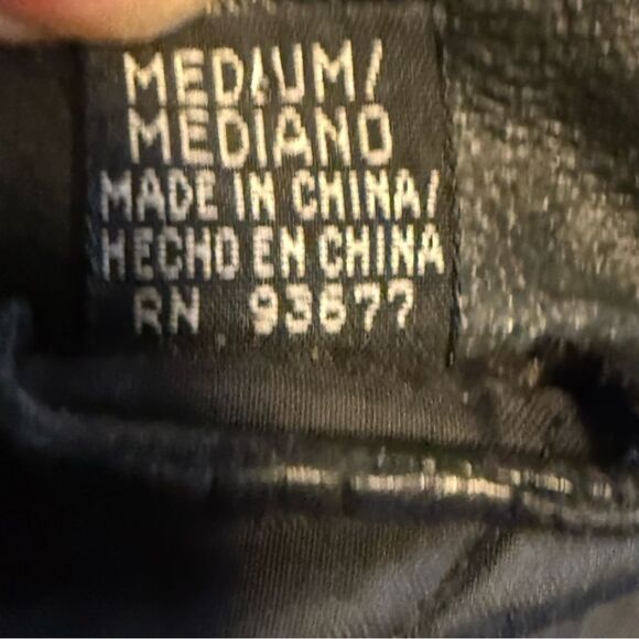 Vintage Jacqueline Ferrar Black Leather Moto Jacket Men’s Medium Genuine Leather - Picture 7 of 10